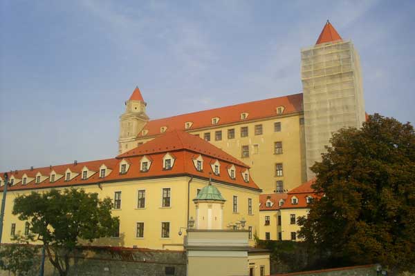Die Burg in Bratislava