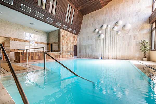 Der Mineral-Pool im Hotel Diamant Dudince