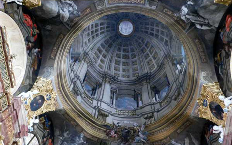 Die Kuppel - alles "nur" gemalt