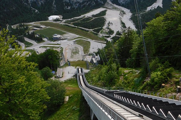 Noch einmal ein Blick ins Tal auf den Auslauf