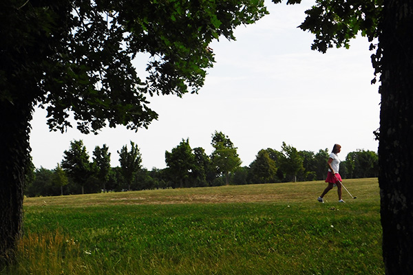 Der Golfplatz beim Gestüt Lipica