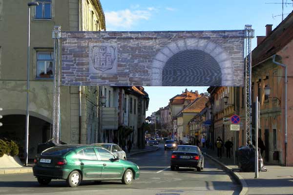 Die alte Stadtmauer - Eine Installation zum Jahr der Kulturhauptstadt 