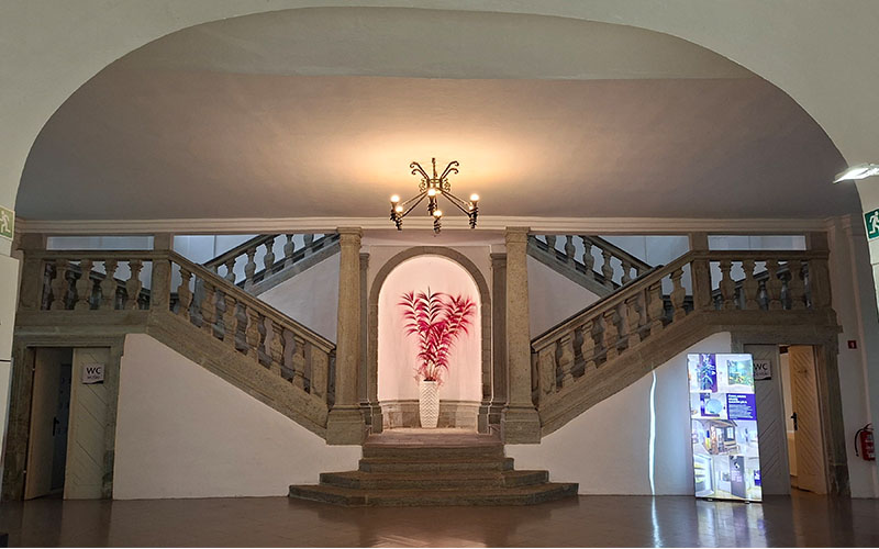 Die Stiege im Schloss