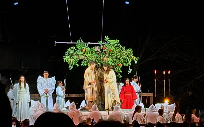 Beim Passionsspiel in Škofja Loka