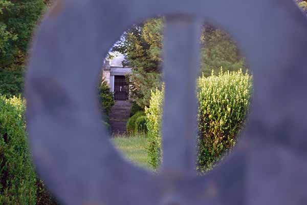 Blick in den Soldatenfriedhof Gorjansko