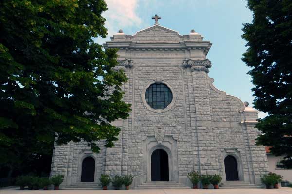 Die Wallfahrtskirche am Heiligen Berg