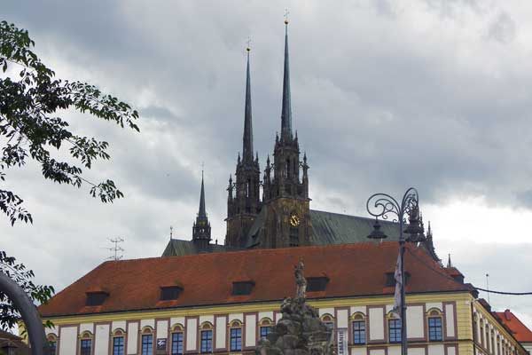 Die Kathedrale von Peter und Paul in Brünn