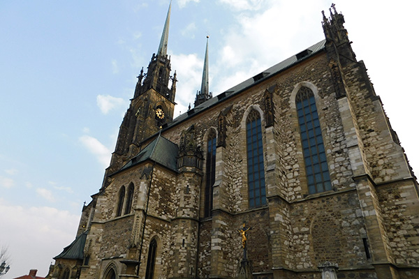 Blick zur Kathedrale St. Peter und Paul