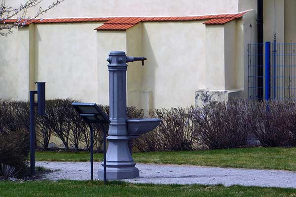 Am Wasserweg beim Wasserturm