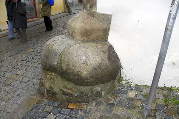 Der sogenannte Krumauer Arsch 