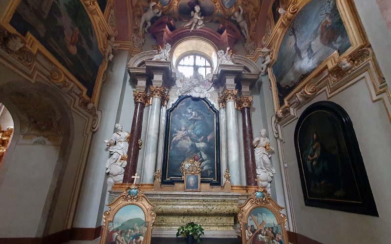 In der Basilika am Heiligen Berg bei Olmütz