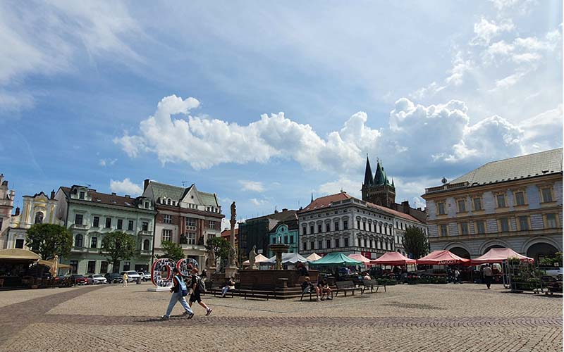 Der Hauptplatz von Kolín