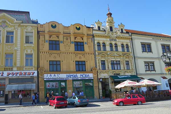 Der Hauptplatz von Kroměříž (Kremsier)