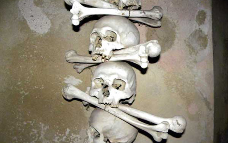 Im Beinhaus von Sedlec