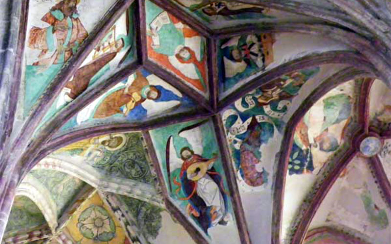 Deckenfresken in der Barbara Kathedrale von Kutná Hora