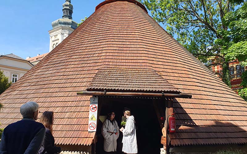 Eingang ins Bergwerksmuseum in Kutná Hora