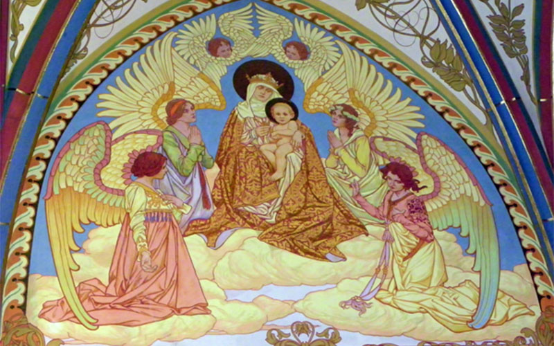 In der Kapelle des Welscher Hofs in Kutná Hora