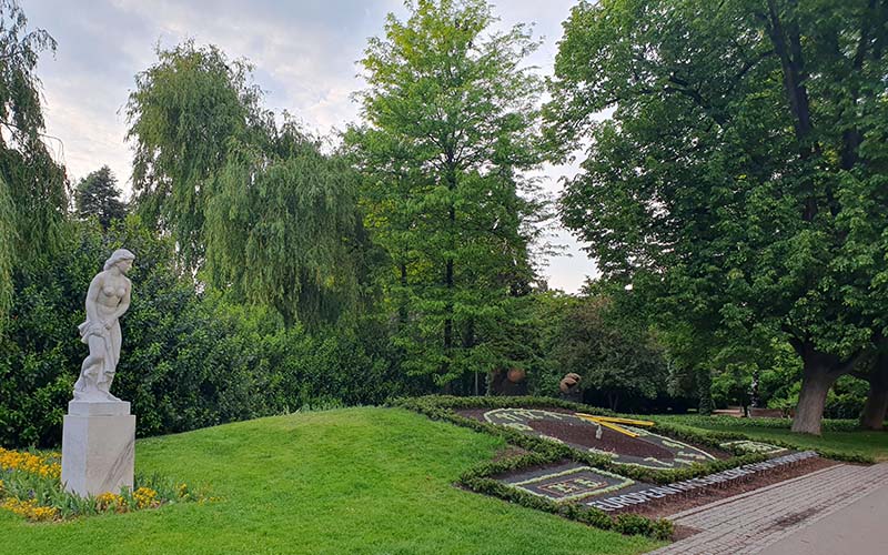 Im Kurpark von Poděbrady