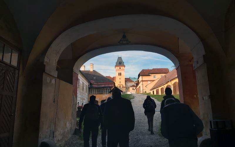 Hoch geht´s - zum Schloss