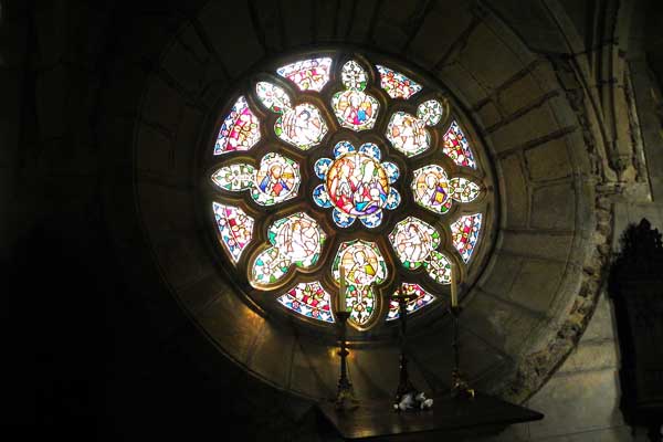 Die Rosette im Kapitelsaal 