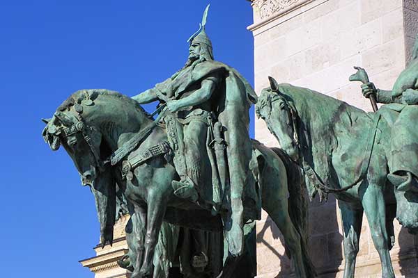 Der Heldenplatz in Budapest