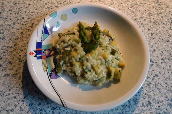 Risotto ist fein, mit Spargel noch besser