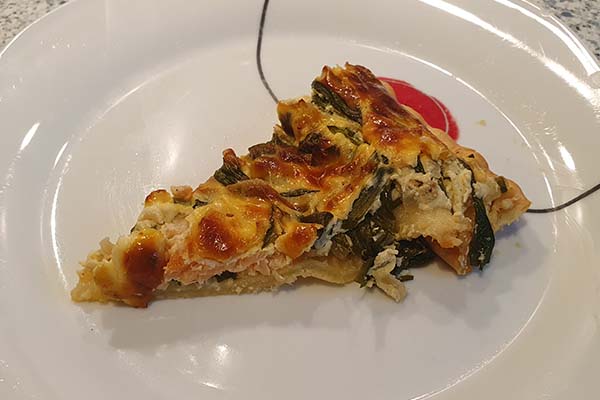 Bärlauch-Räucherlachs Quiche