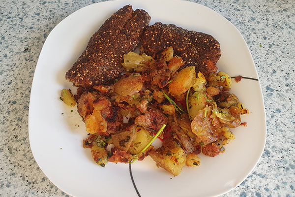 Rotbarsch in Mohnpanier