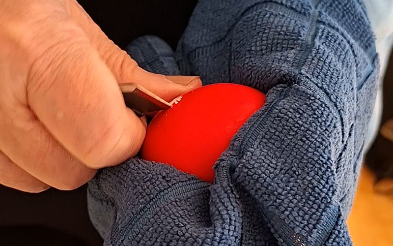 So kratzt man richtig