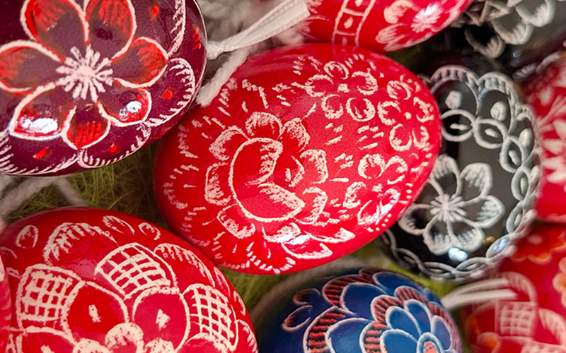 So sehen die gekratzten Eier von einer Expertin aus