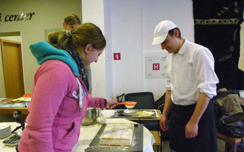 Manchmal darf man sogar ein bisschen mithelfen