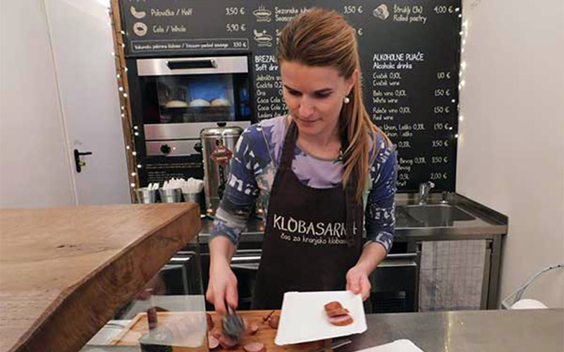 In der Klobarsana in Ljubljana