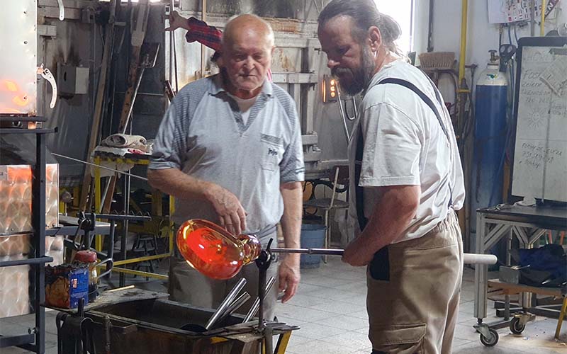 Die Meister bei der Arbeit