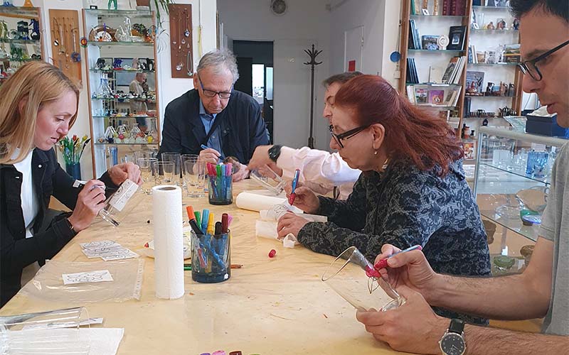 Hier wird konzentriert gewerkt
