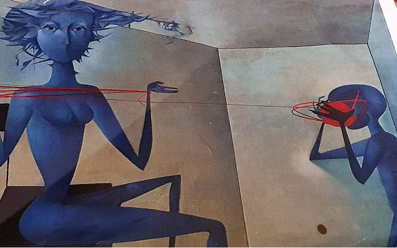 Ein bisschen haben mich die Figuren an Wolfgang Hutter erinnert