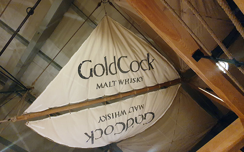 Auch Whisky ist im Sortiment