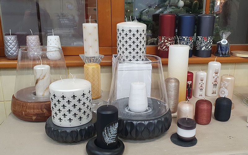 Kerzen sorgen für eine Wohlfühl-Atmosphäre