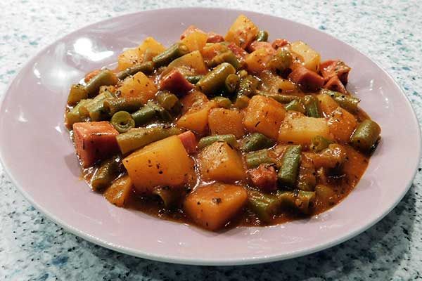 Fisolengulasch - kann man auch rein vegetarisch kochen