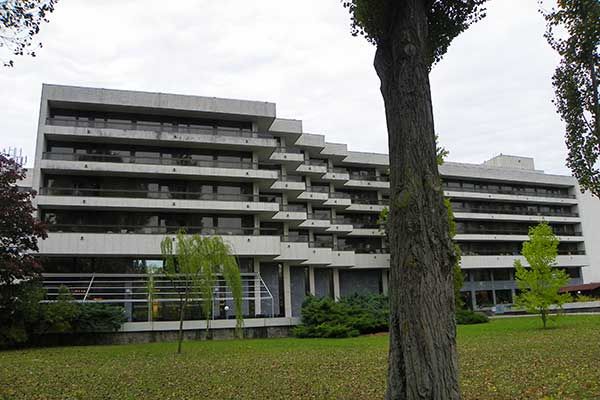 Blick auf das Hotel Esplanade