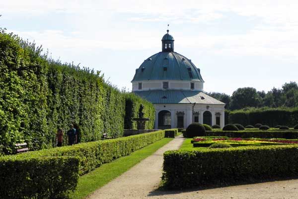 Die Rotunde im Ziergarten von Kremsier