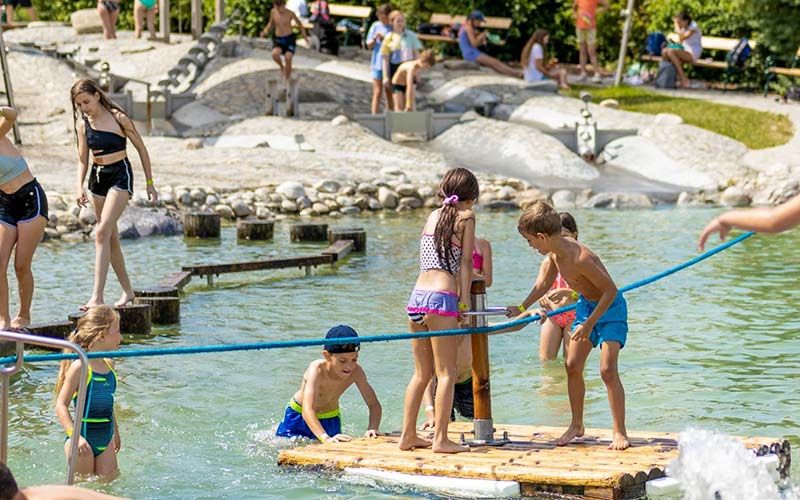 Die Wasserwelt in der Erlebniswelt beim Eis-Greissler in der Buckligen Welt