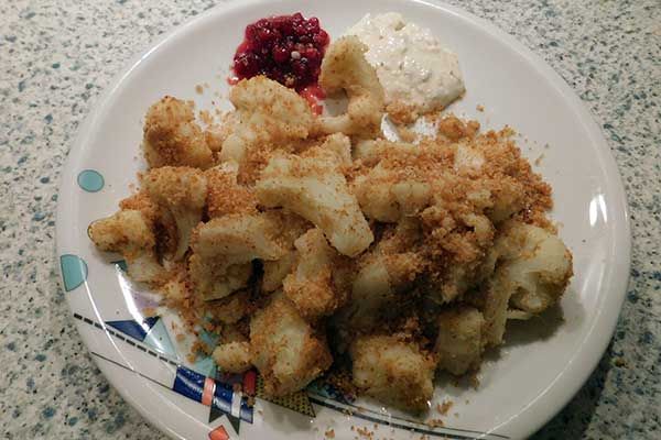 Karfiol (Blumenkohl) mit Butterbrösel