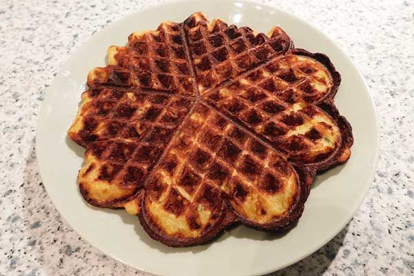 Kürbiswaffeln