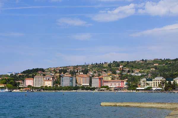 Blick auf Portorož 