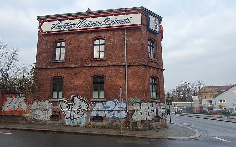 Erster Blick auf die Leipziger Baumwollspinnerei